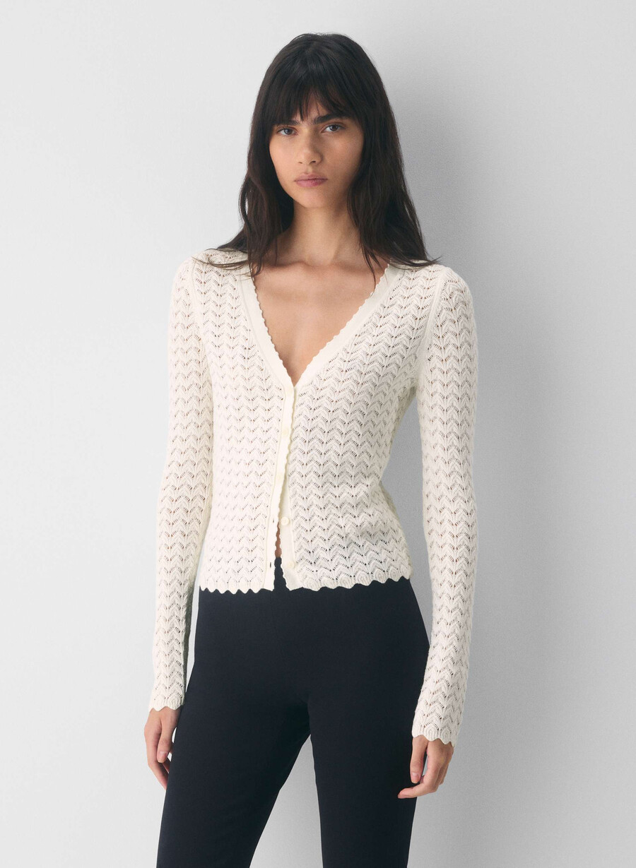 cotton charm create cardigan lys bjØrk