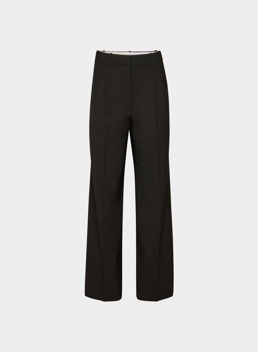 the effortless pant ull svart