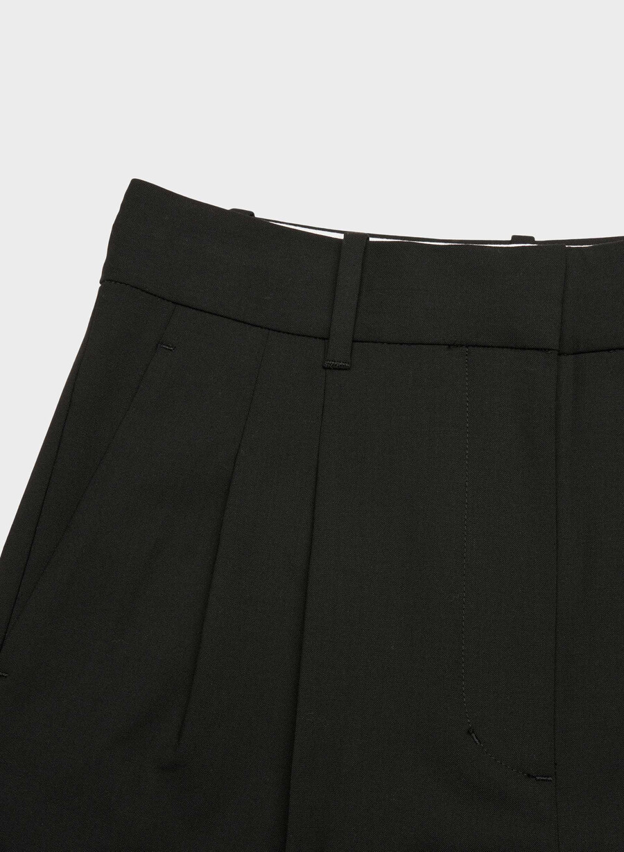 the effortless pant ull svart
