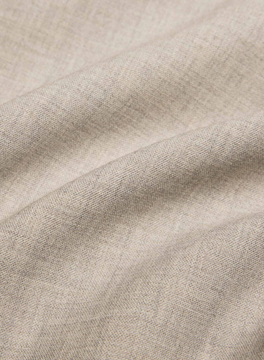 the effortless pant ull heather light nutmeg