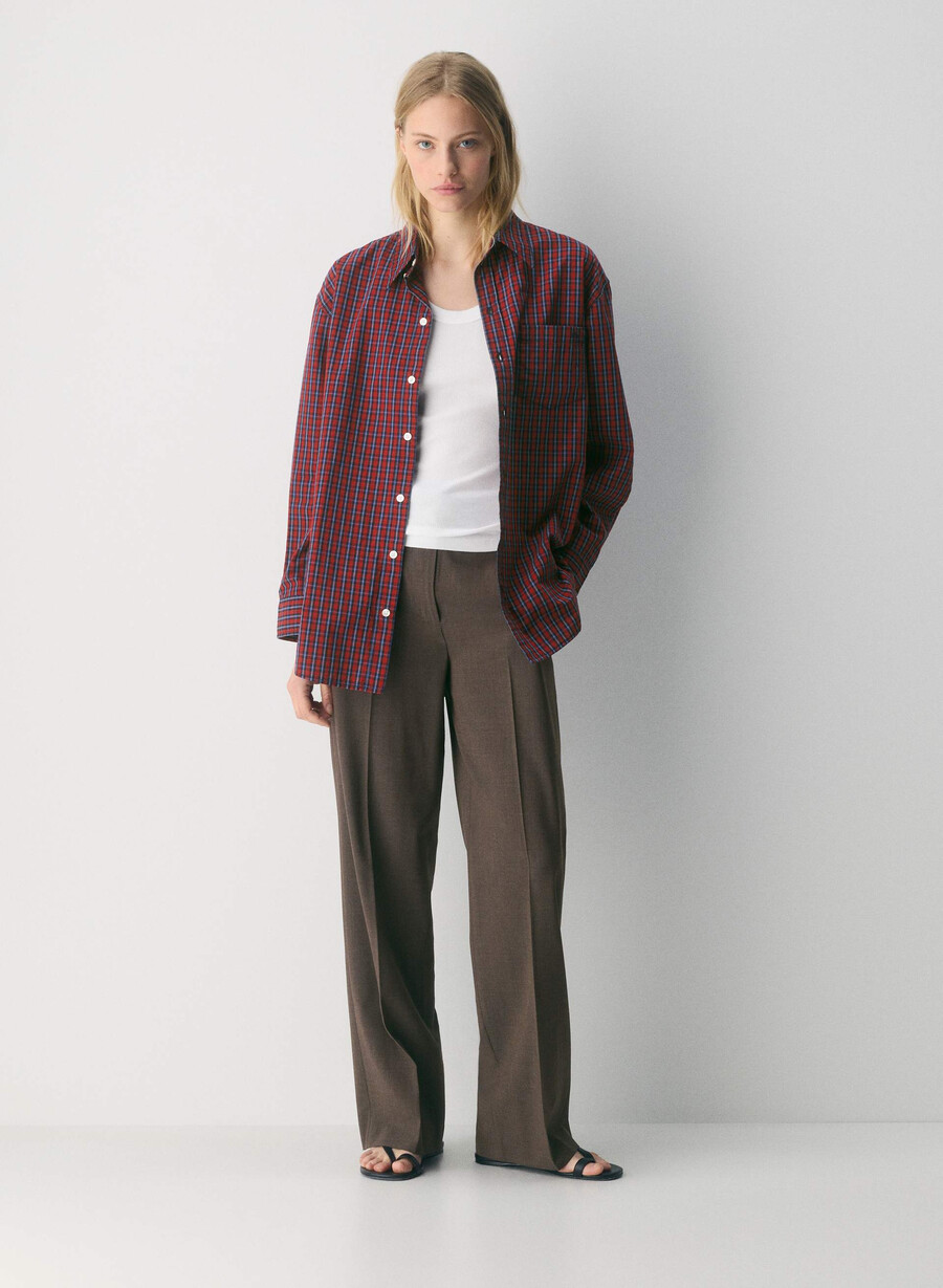 the effortless pant ull heather rich mocha brn