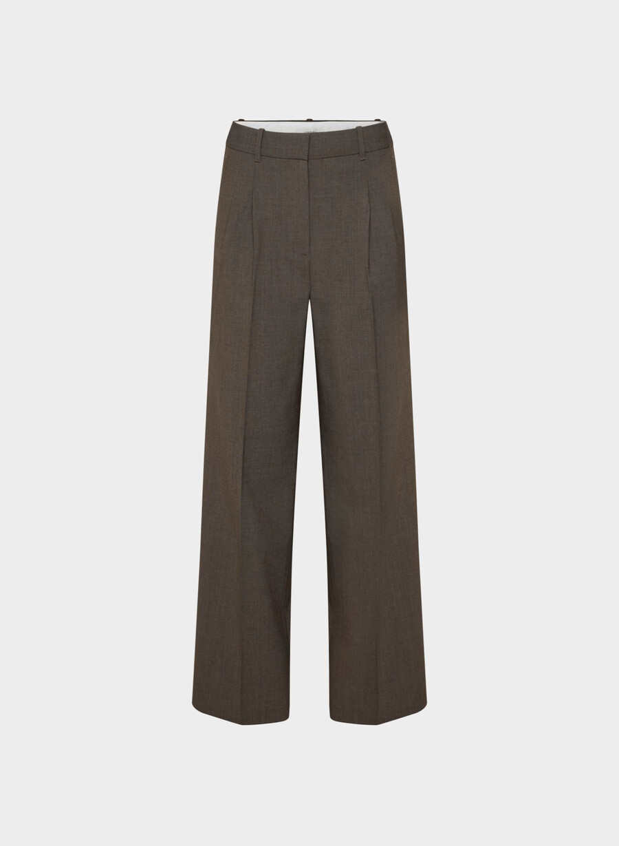 the effortless pant ull heather rich mocha brn