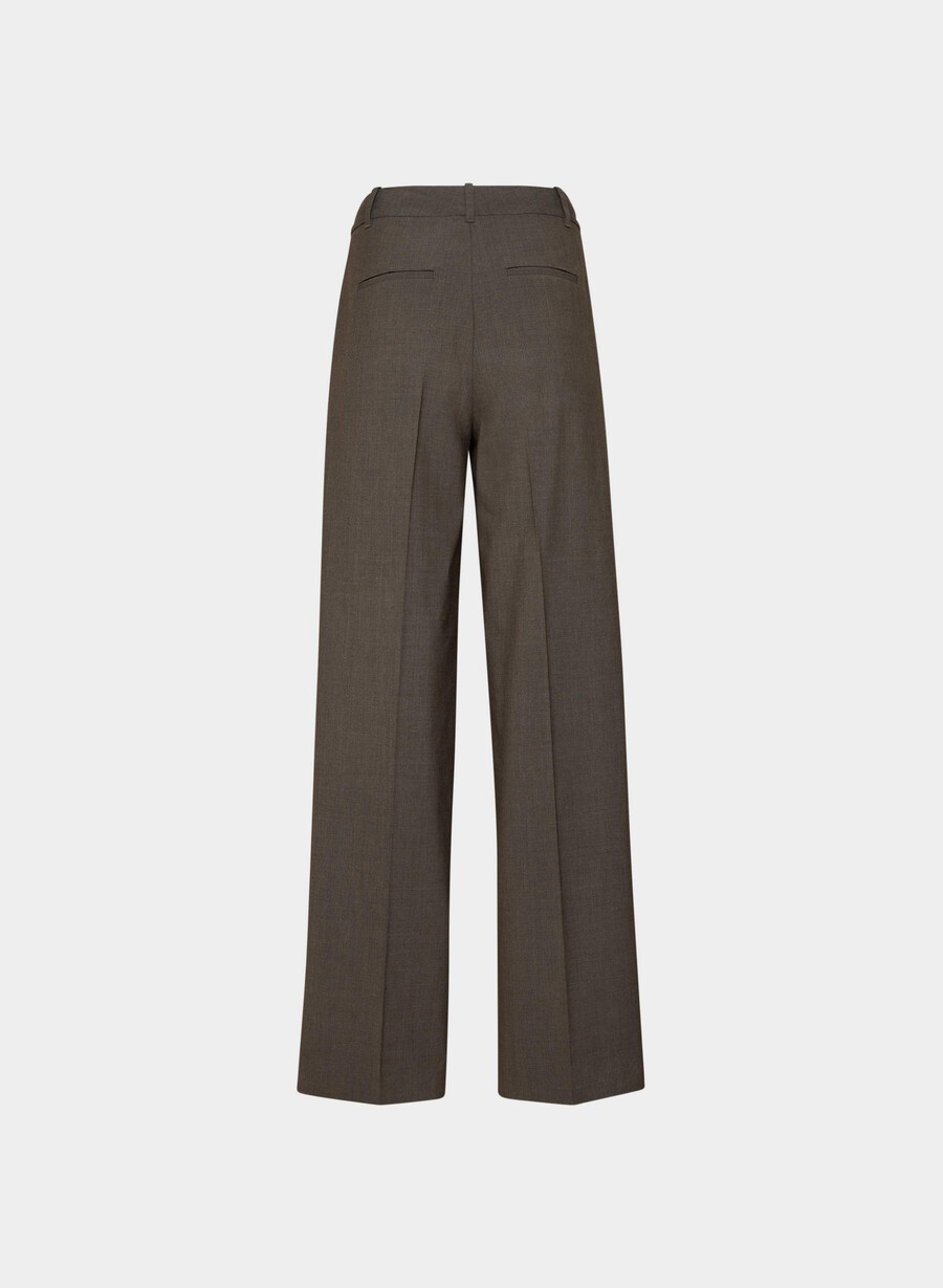 the effortless pant ull heather rich mocha brn