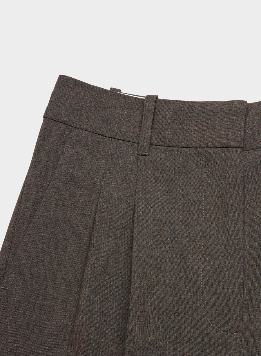 the effortless pant ull heather rich mocha brn