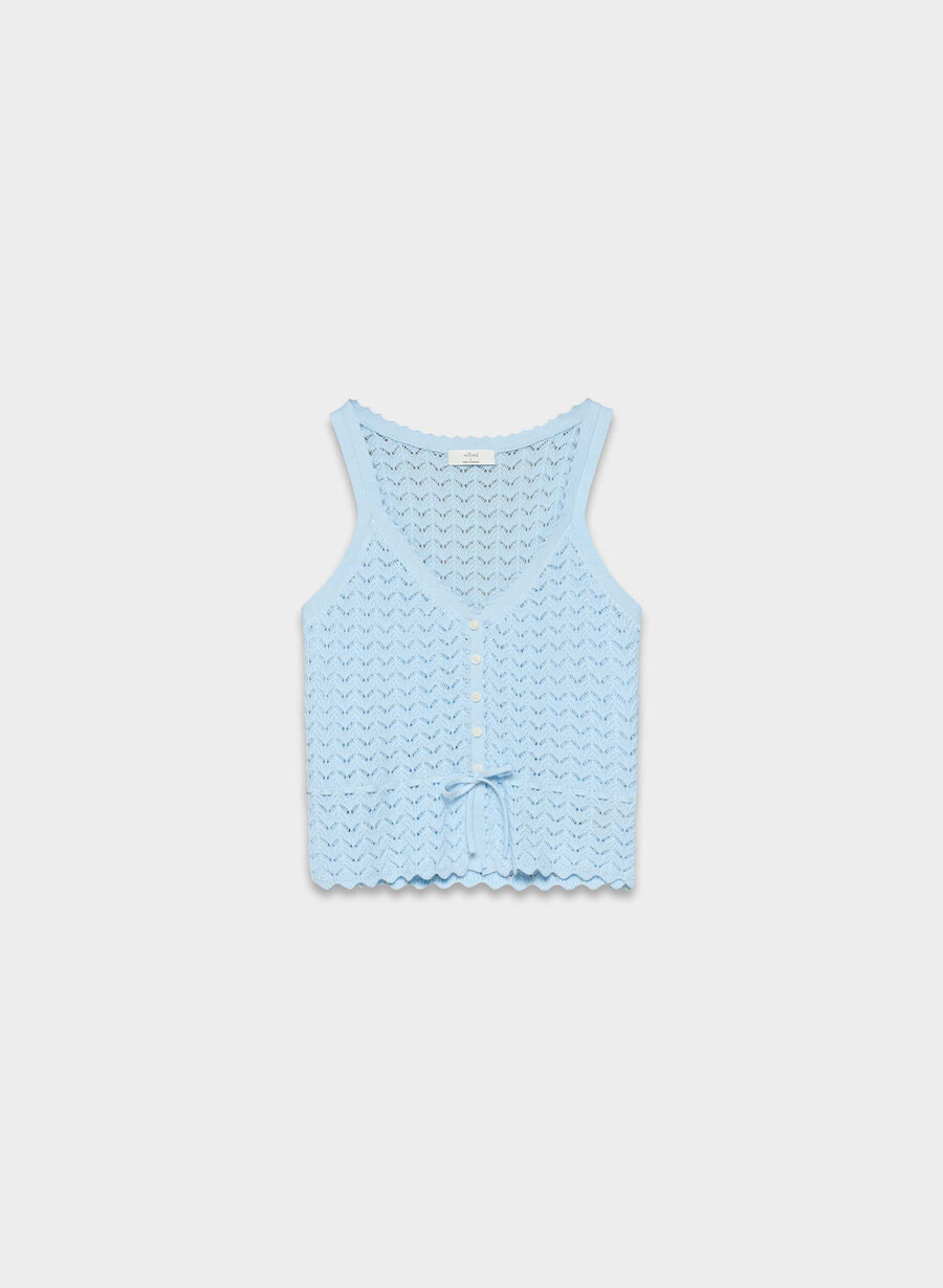 cotton charm semantisk topp villa blÅ