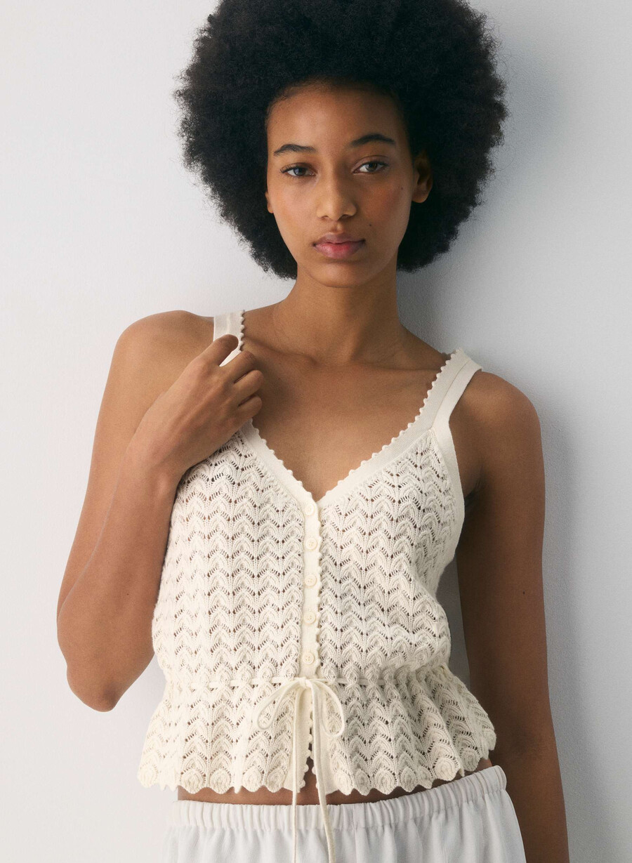 cotton charm semantisk topp villa blÅ