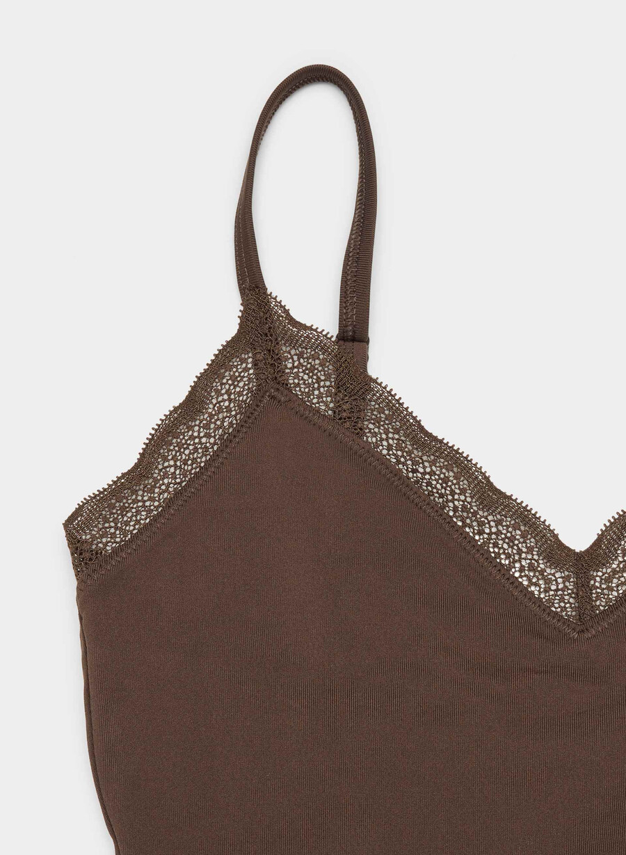 original contour flirt camisole mokkabrun