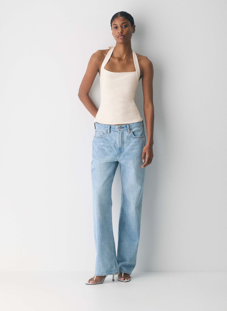 casual contour optimum halter topp terrace sage