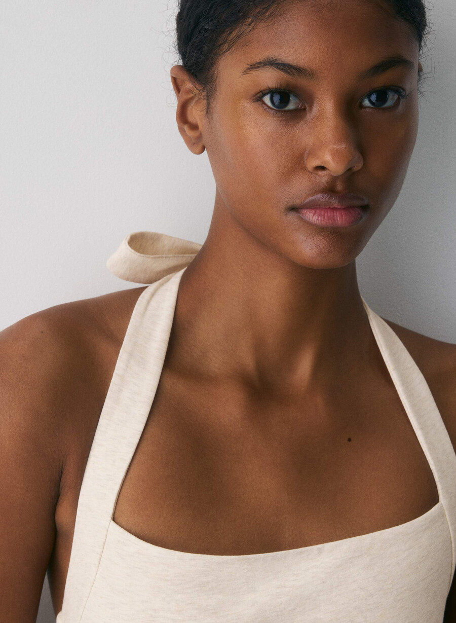 casual contour optimum halter topp terrace sage