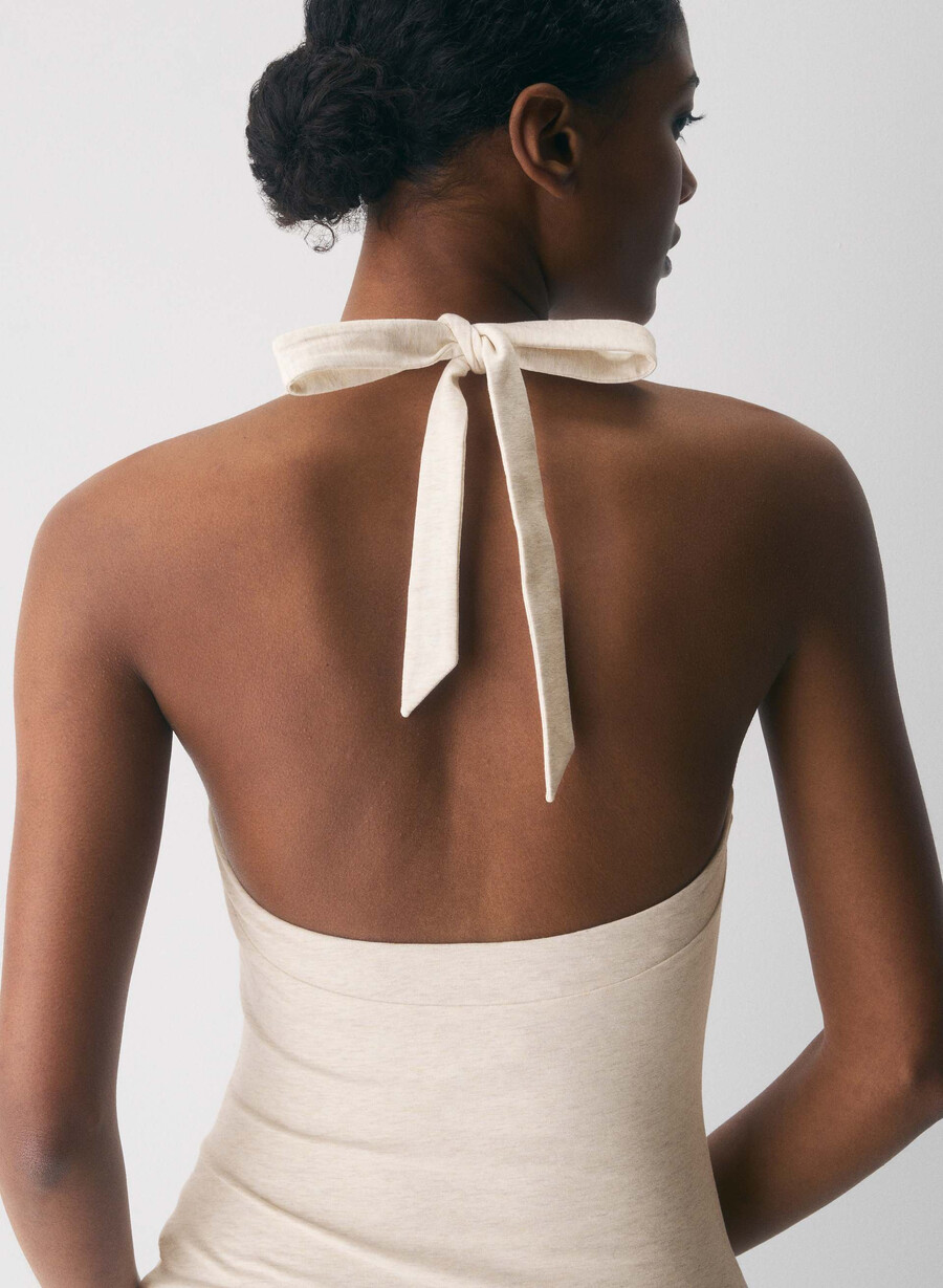casual contour optimum halter topp terrace sage