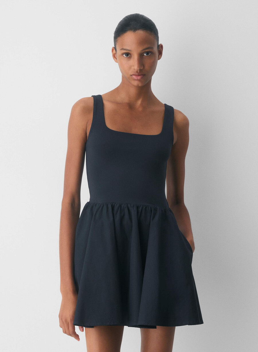 revive poplin minikjole admiral