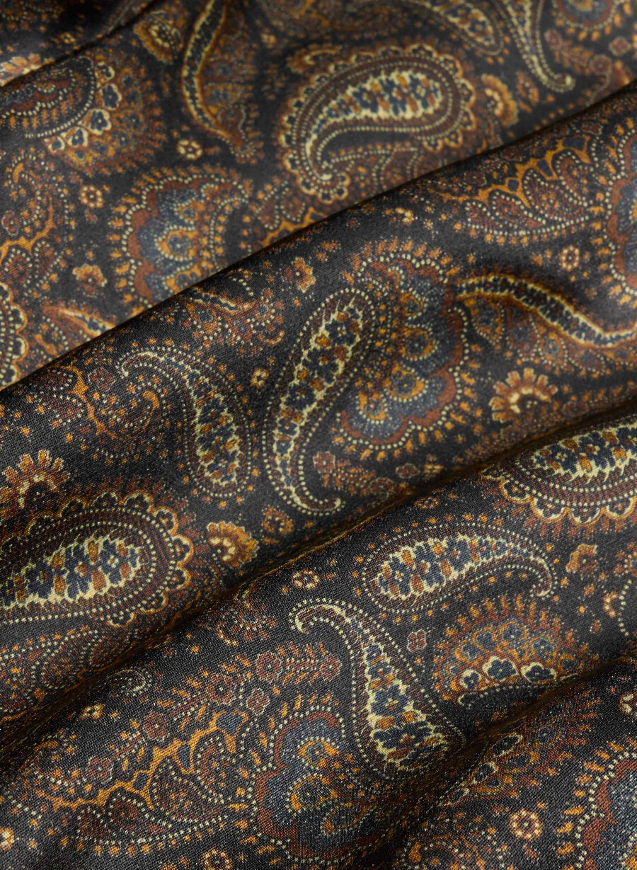 nightside silk pyjamas robe drk nt nvycnmn