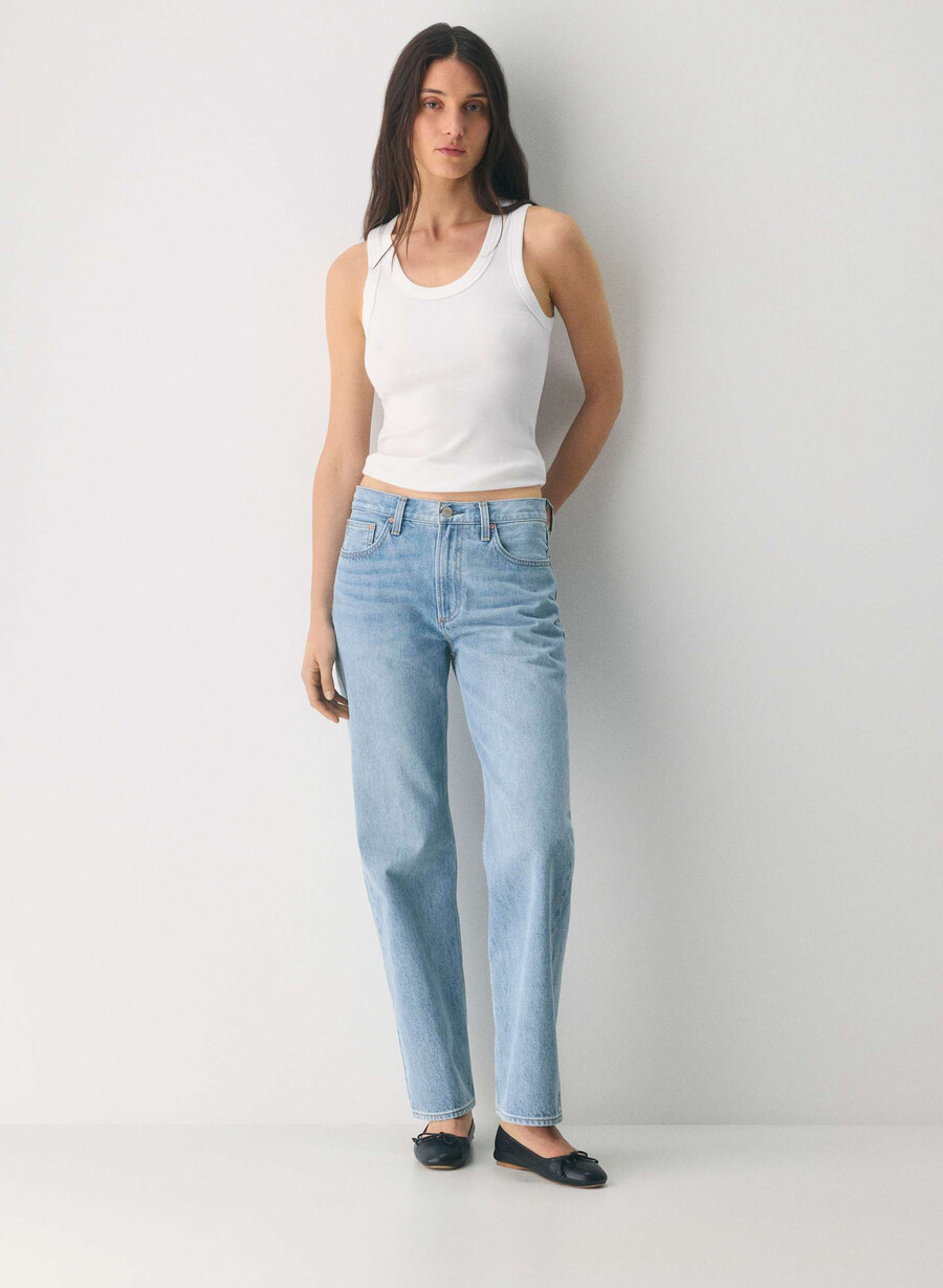 denim forum 90-tallets iggy lo-rise baggy jeans 7 År bleu taboo