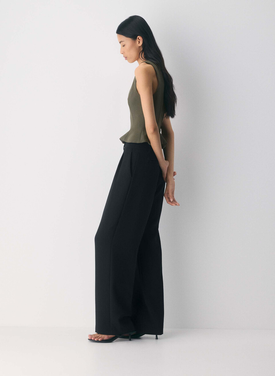 rhodora bustier - crepette mØrk olive
