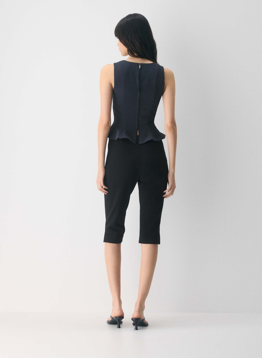 rhodora bustier - crepette dark night navy
