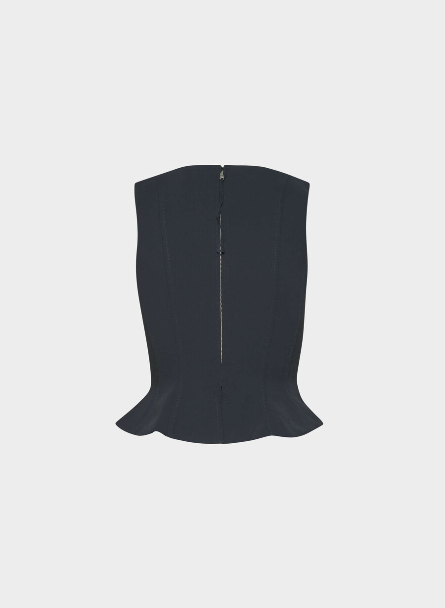 rhodora bustier - crepette dark night navy