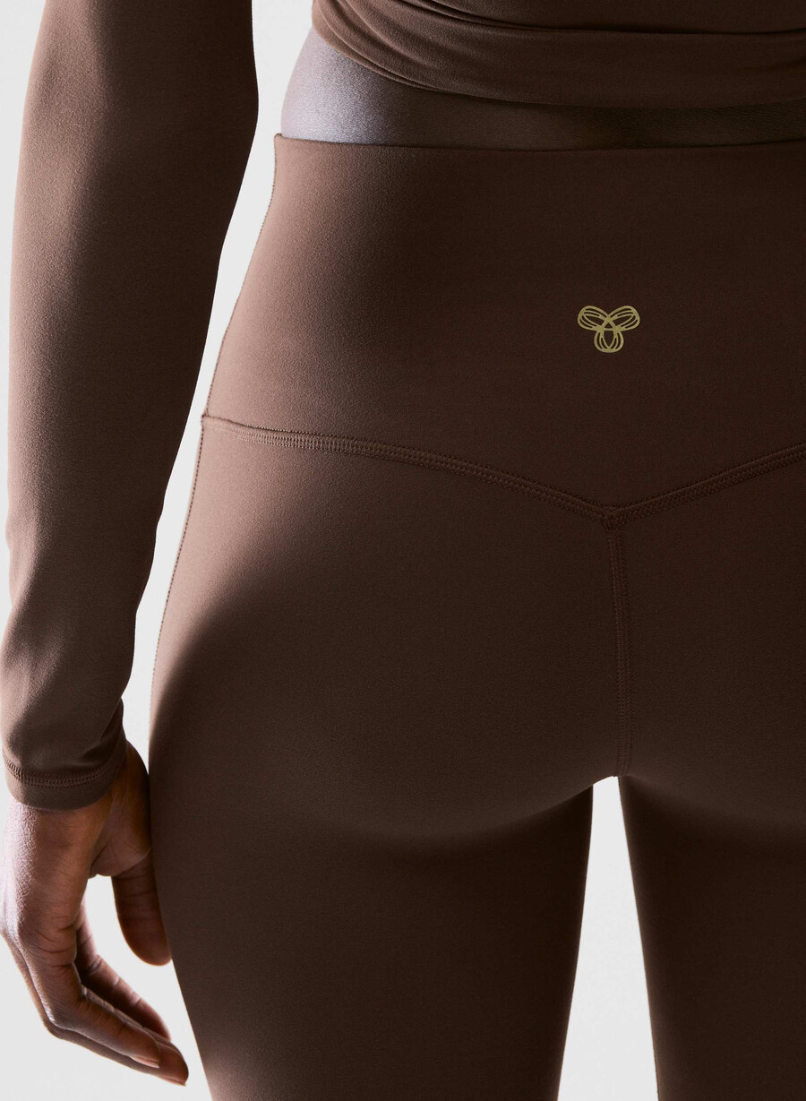 butter cheeky infinite hi flare 30 leggings mokkabrun