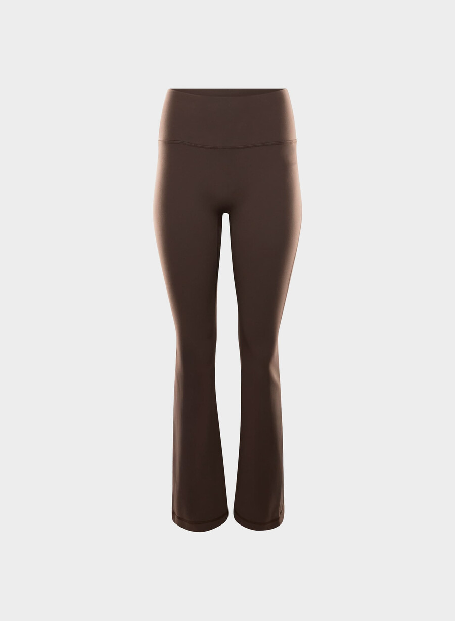 butter cheeky infinite hi flare 30 leggings mokkabrun
