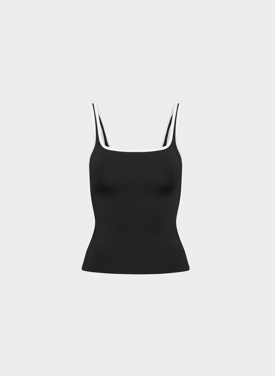 original contour penchant tanktop svarthvit