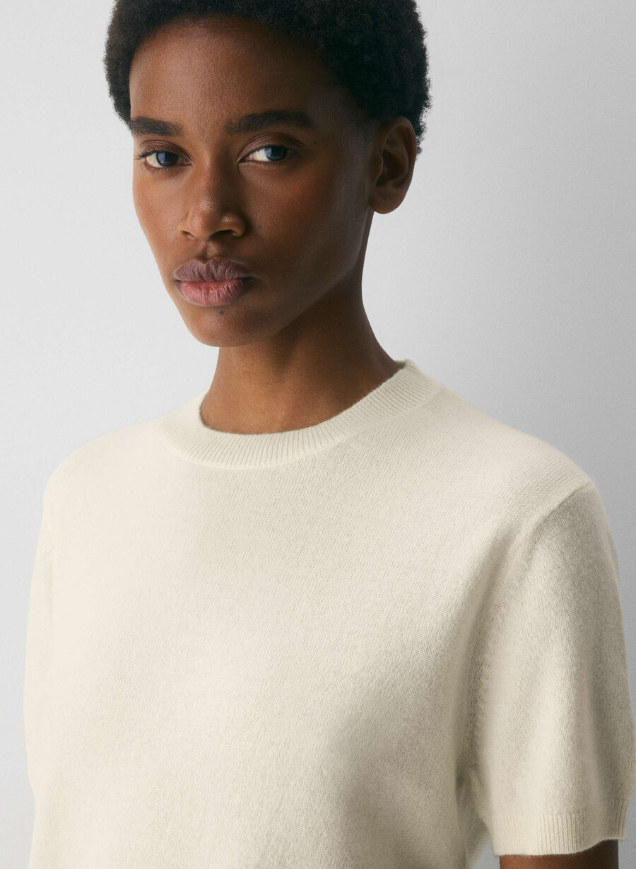 bare cashmere bloor genser lys bjØrk