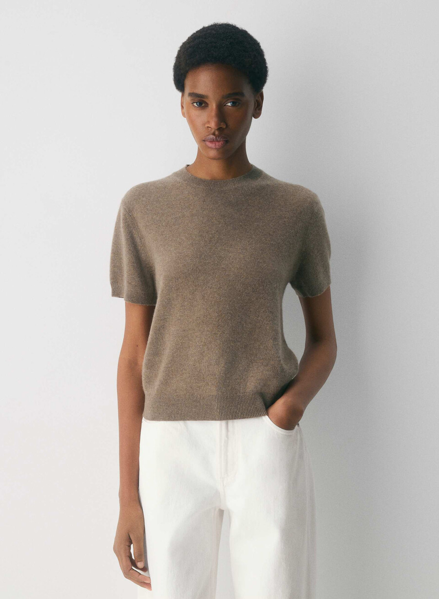 bare cashmere bloor genser heather folio brun