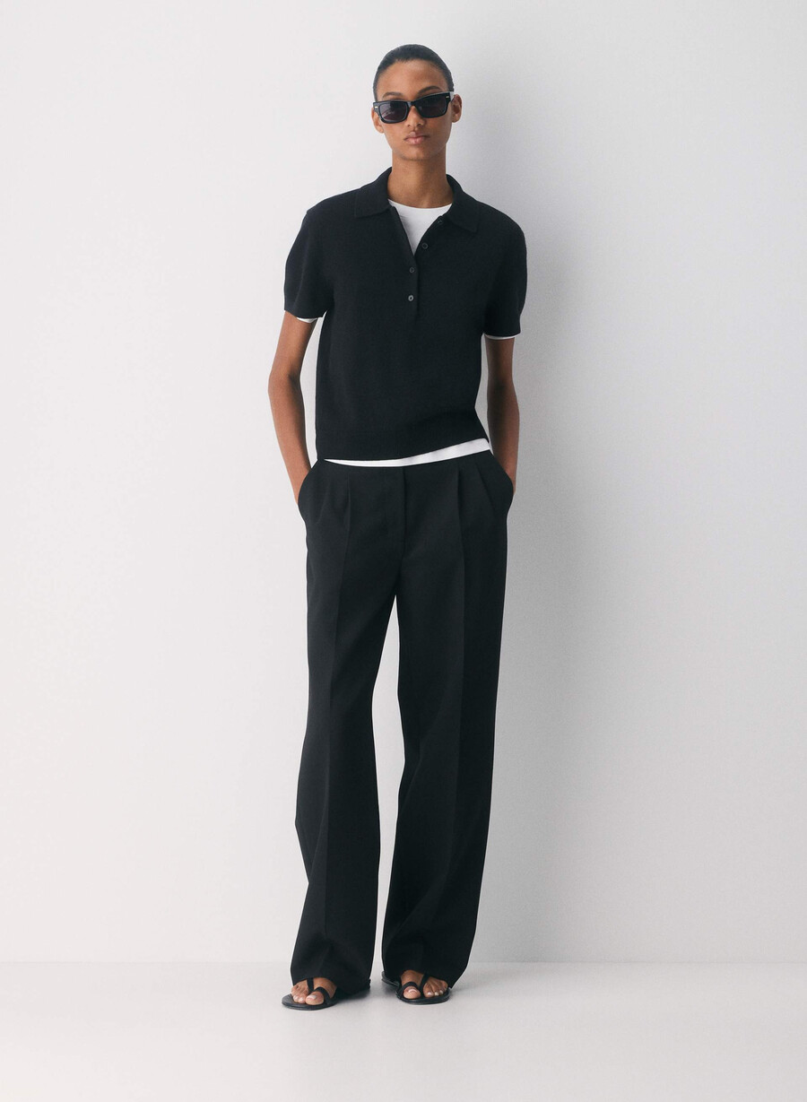 bare cashmere cellini pologenser svart