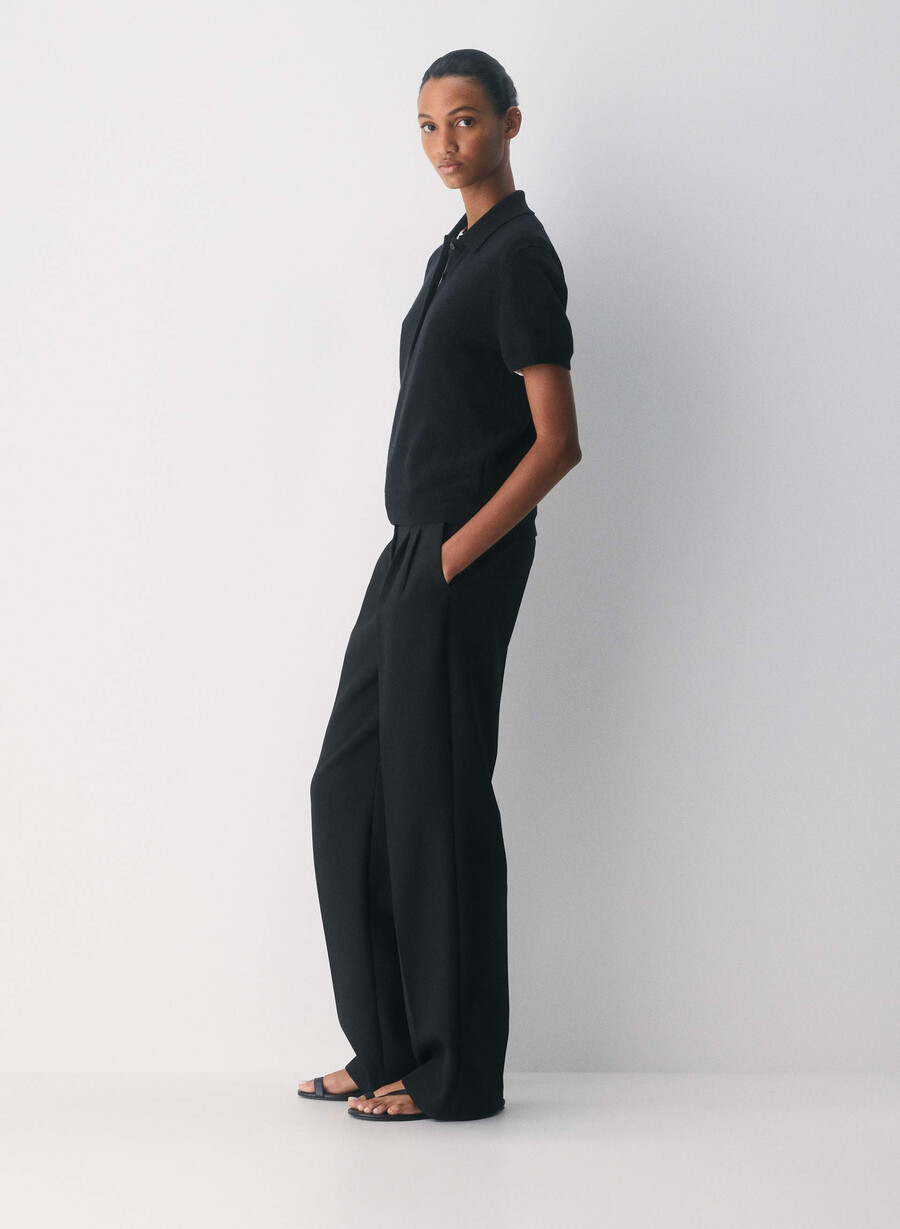 bare cashmere cellini pologenser svart