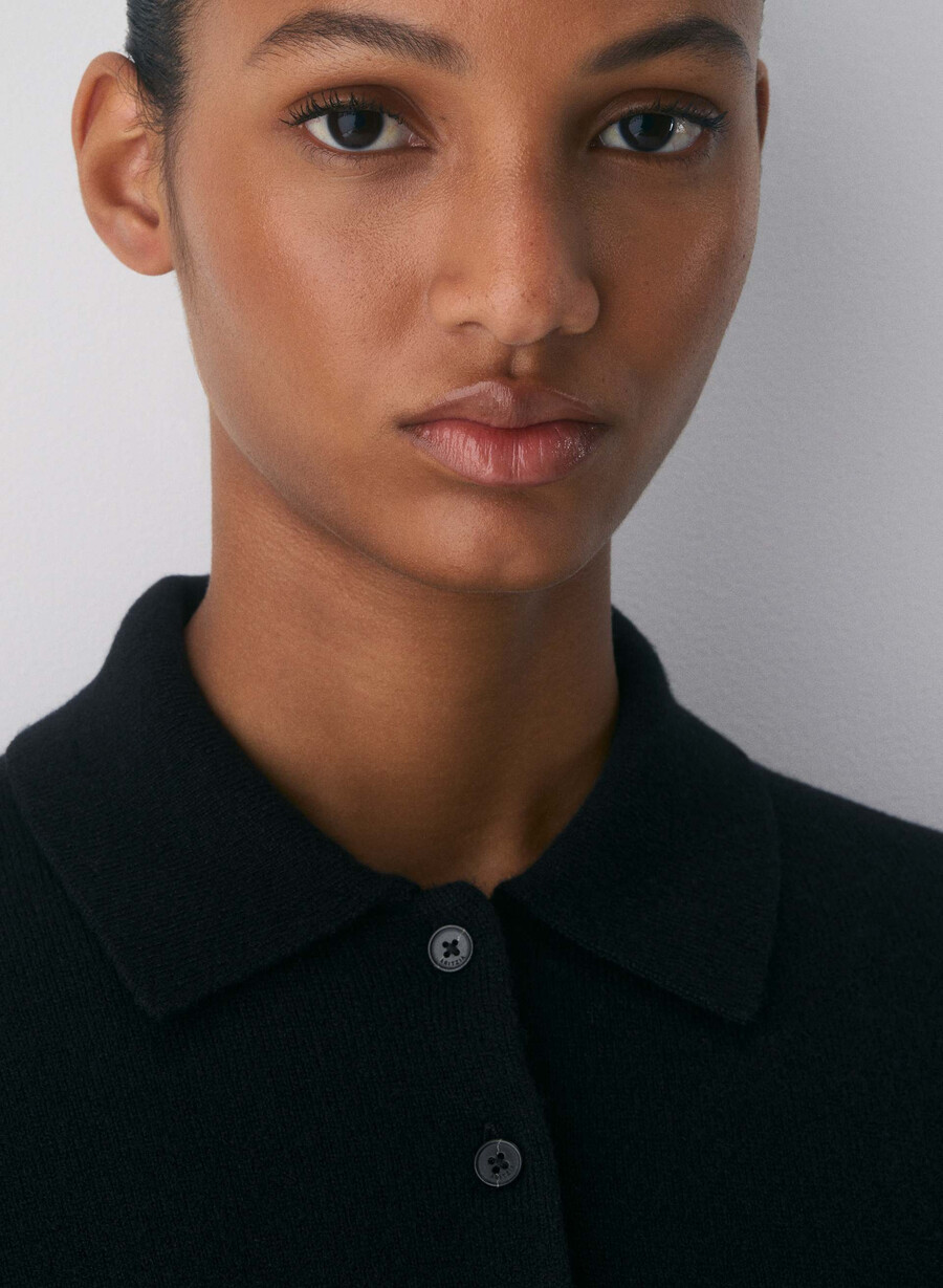 bare cashmere cellini pologenser svart