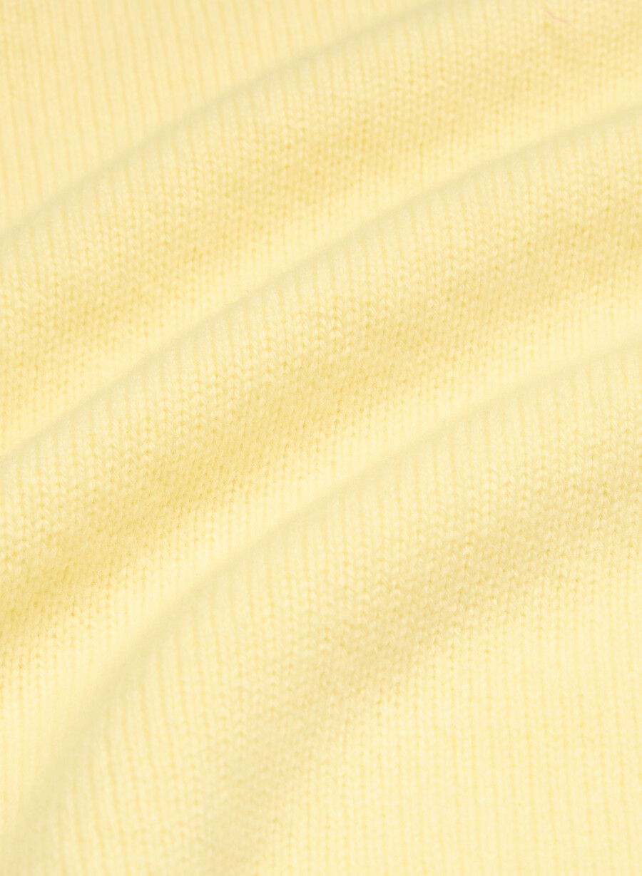 essential cashmere acme cardigan limonade