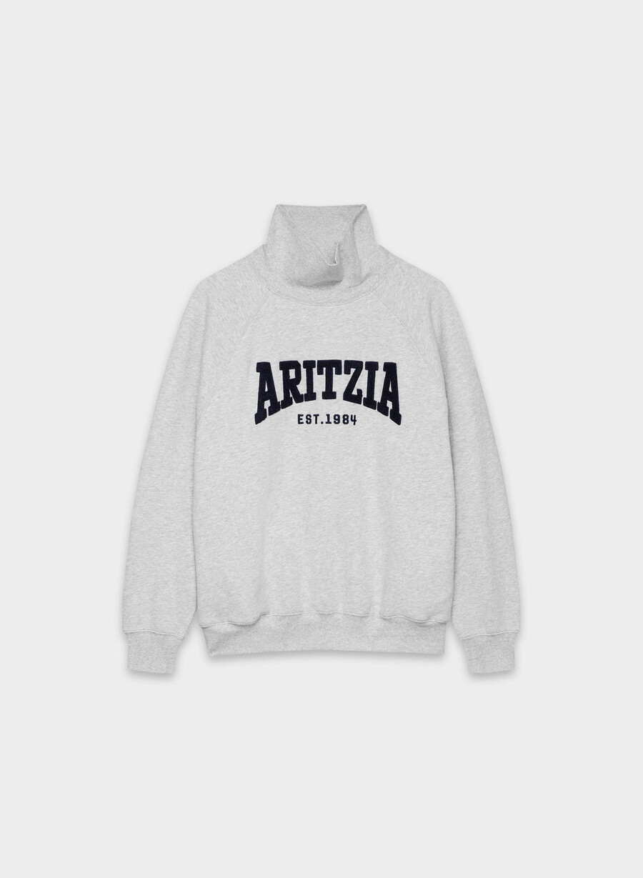 koselig svettefleece mega raglan trakthals h krom admiral