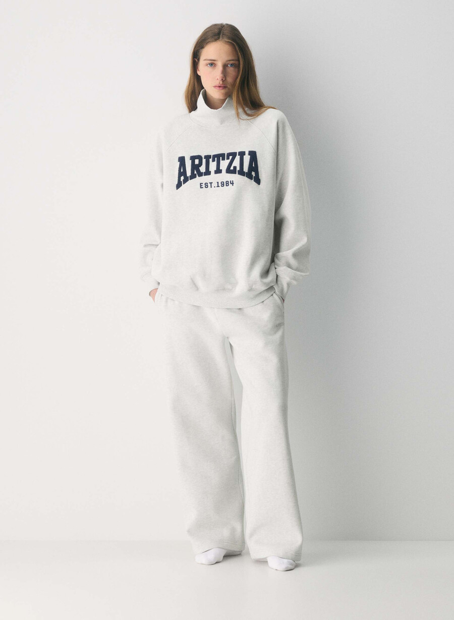 koselig svettefleece mega raglan trakthals h. cld hvitadmiral