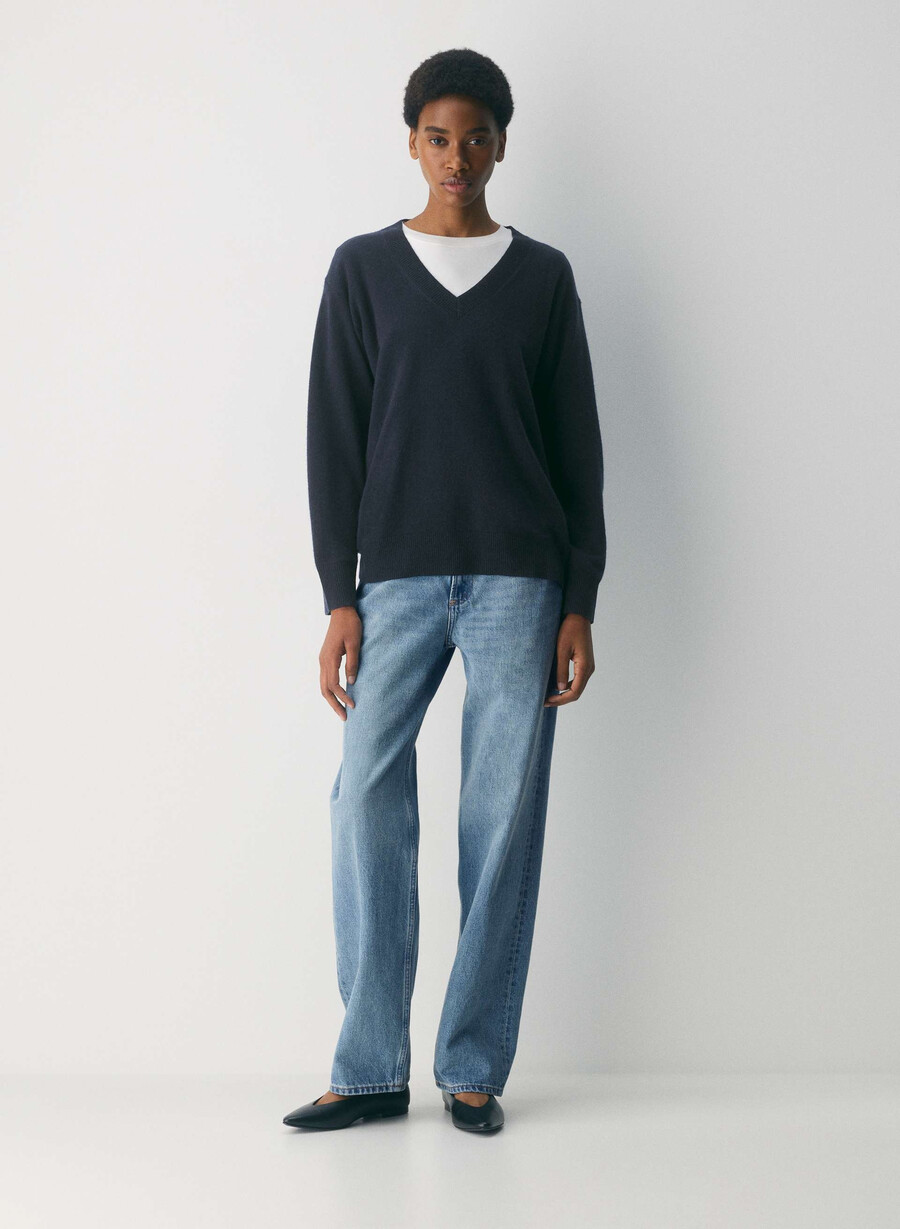 bare cashmere kompositt genser admiral
