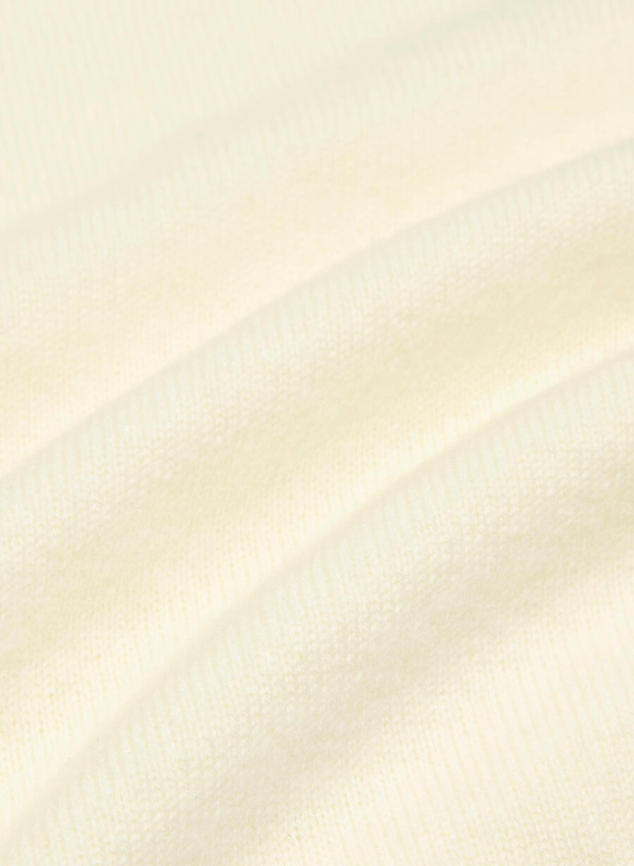 bare cashmere komposisjonsgenser lys bjØrk