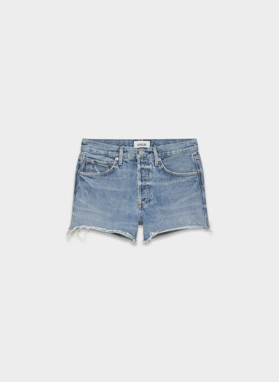agolde parker jean short chorus