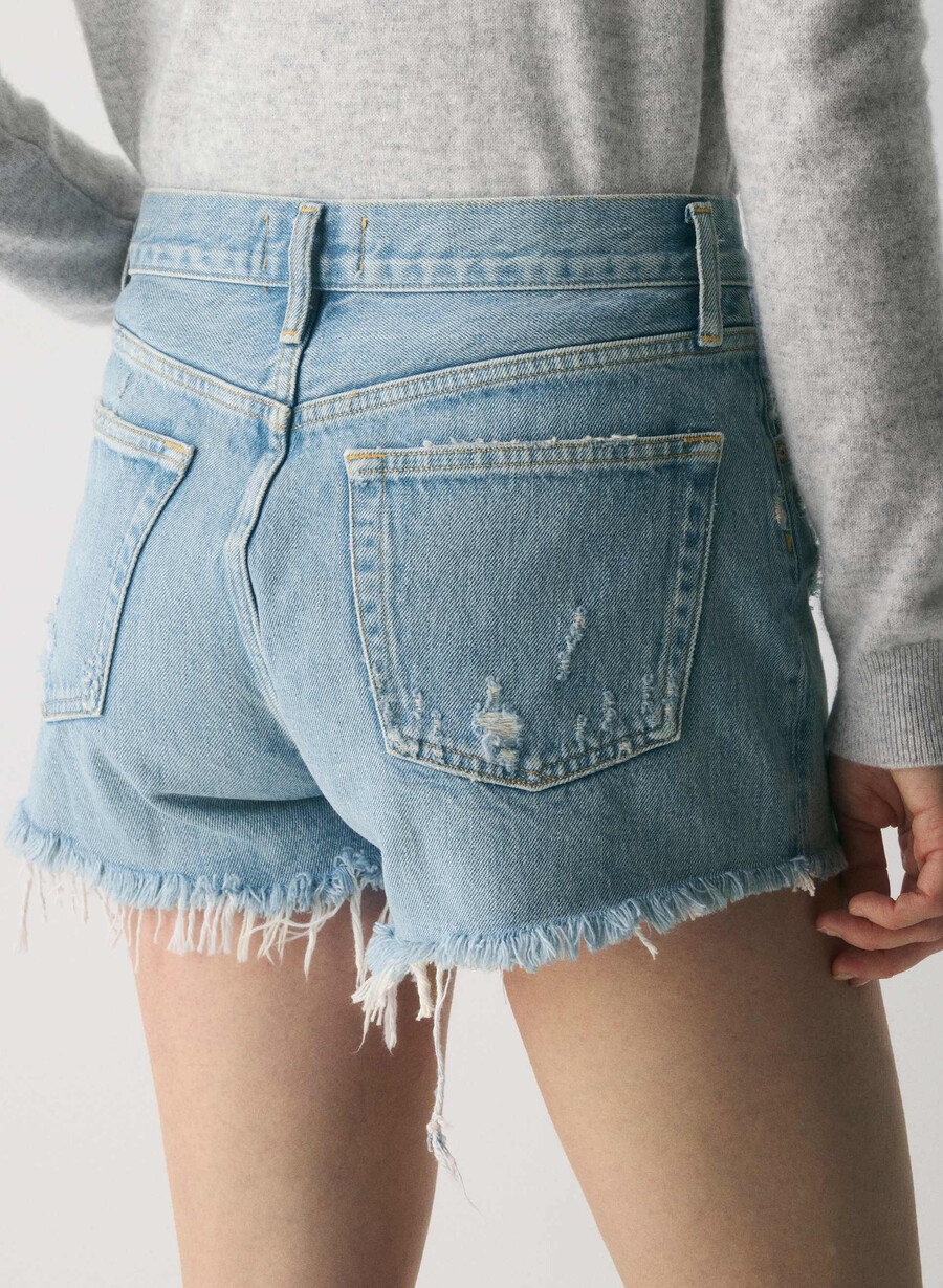 agolde parker jean short chorus