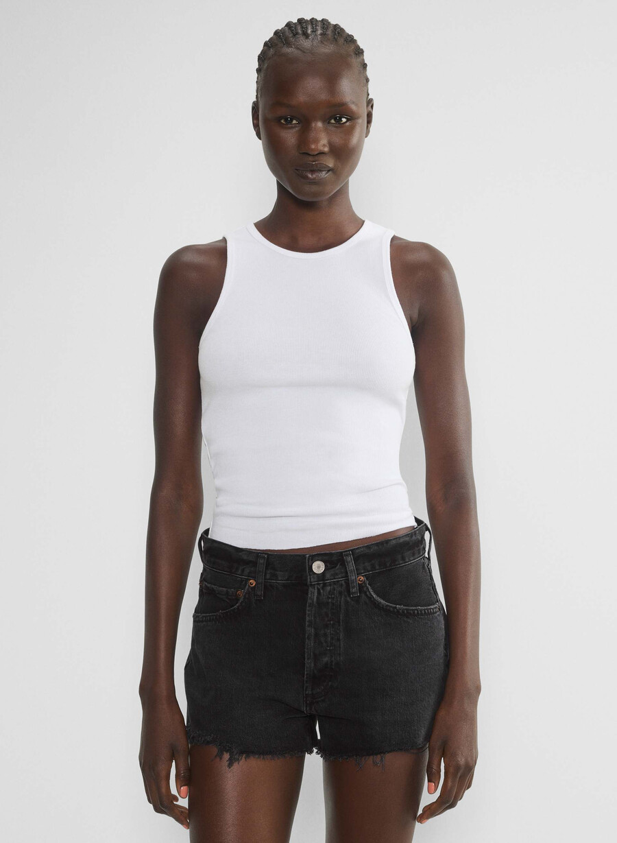 agolde parker jean short tema