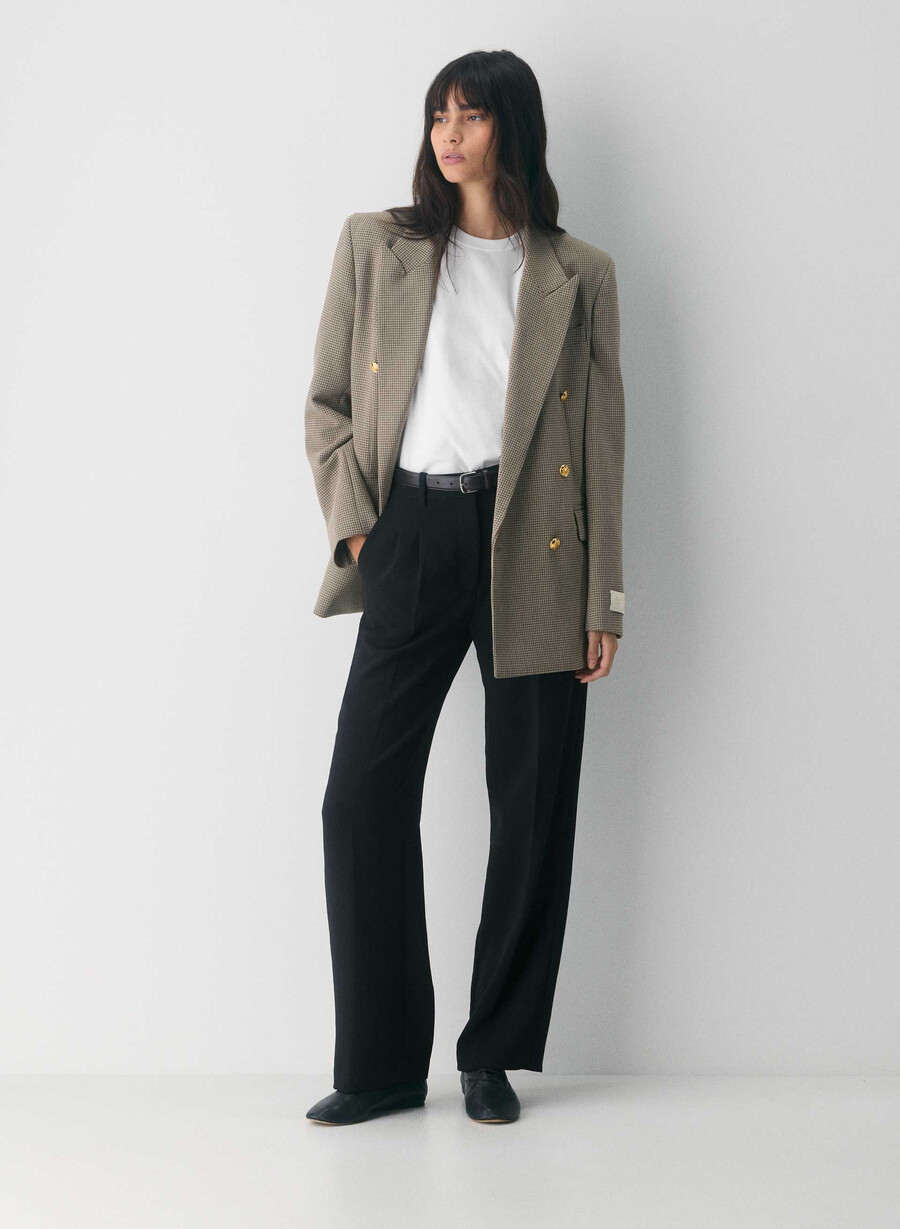 the effortless pant - crepette svart