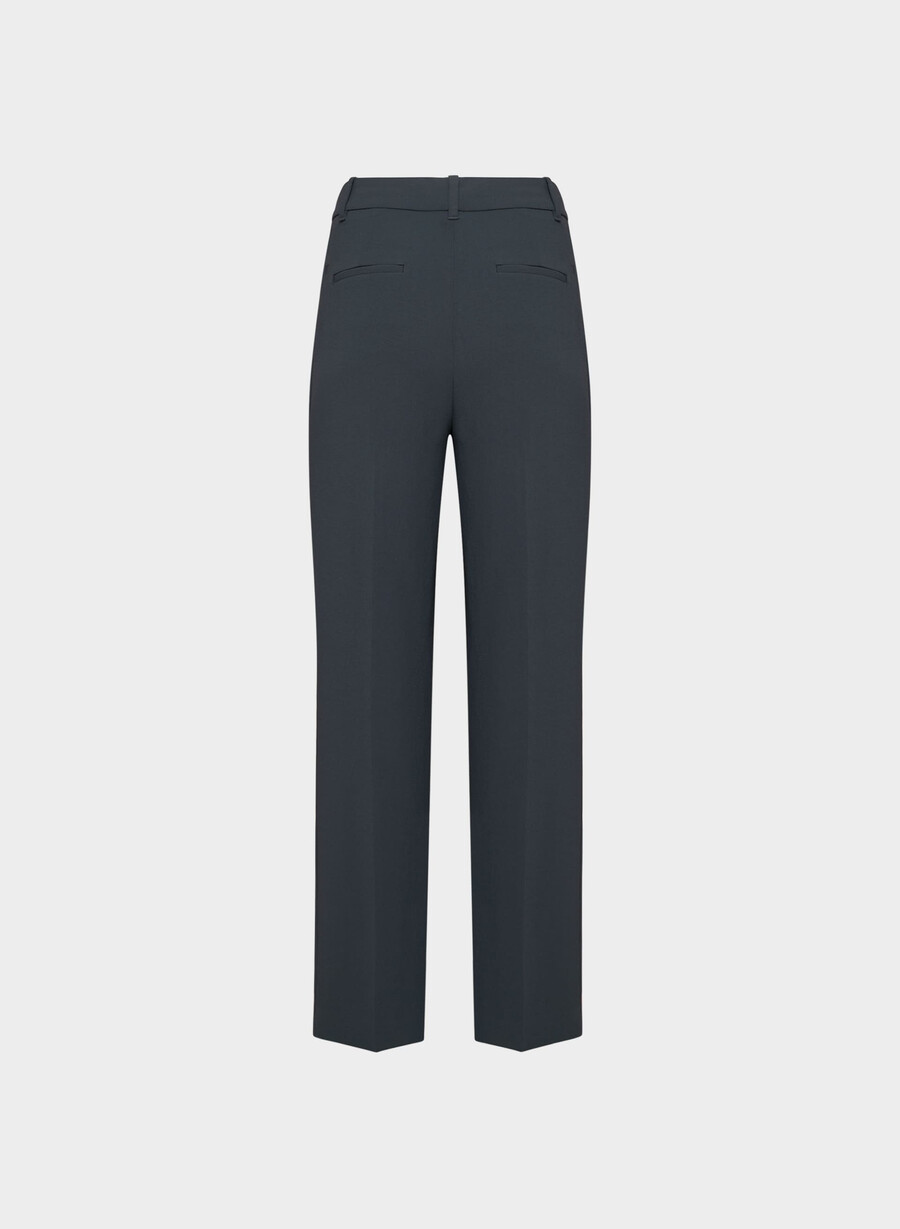 the effortless pant - crepette mØrk nattsblÅ