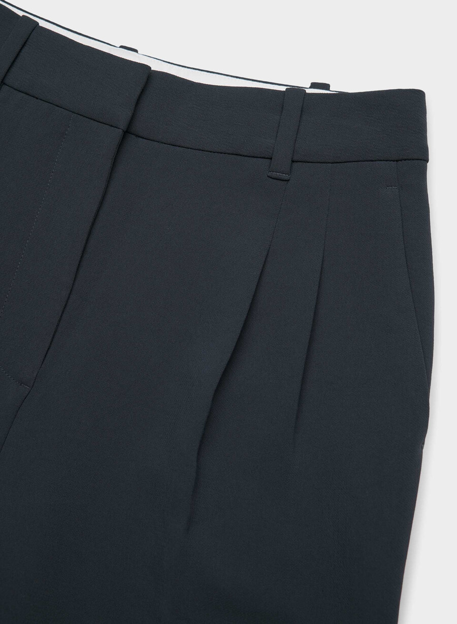 the effortless pant - crepette mØrk nattsblÅ