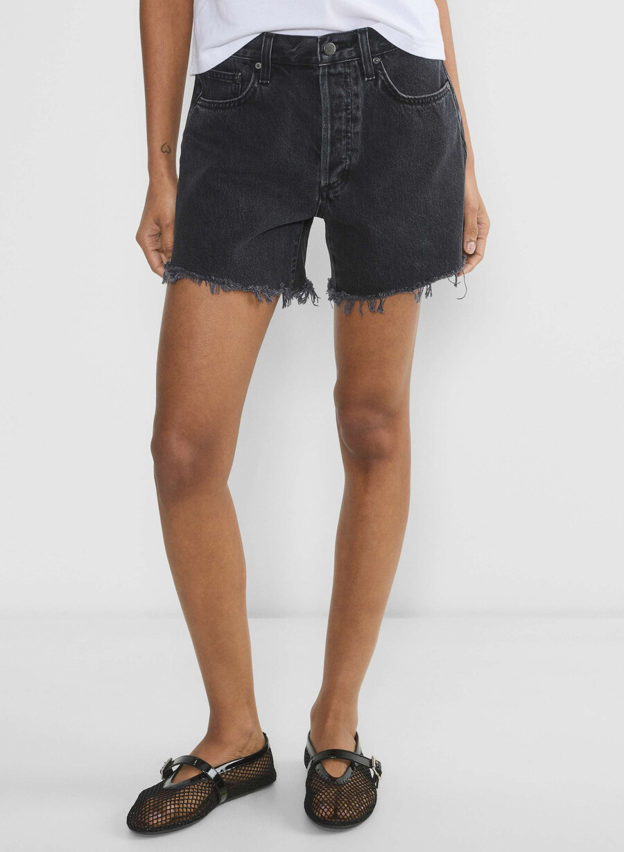 denim forum ekskjæresten midt på låret short svart eyeliner