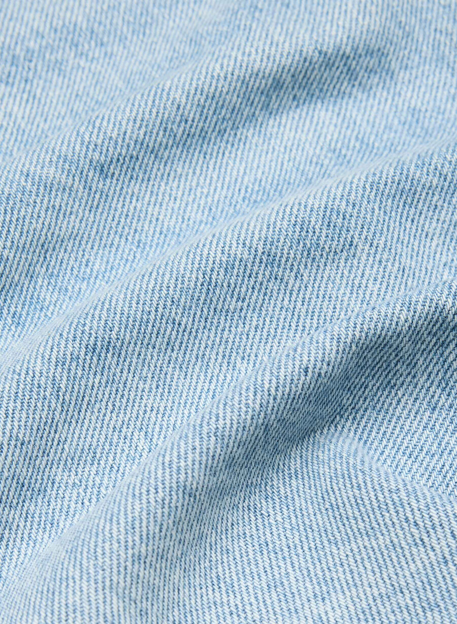 agolde parker lange jeans shorts swapmeet blÅ