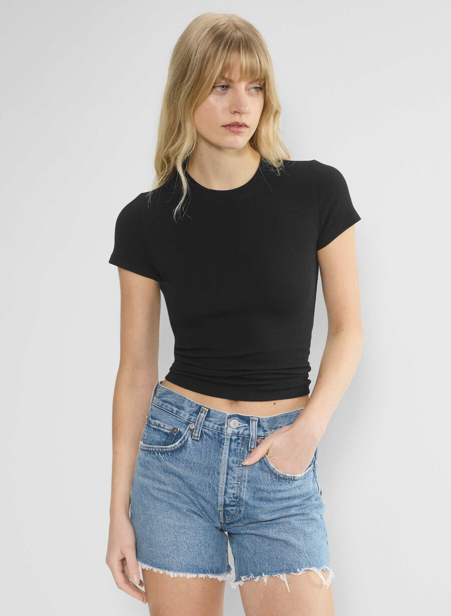 agolde parker lange jeans shorts fairway