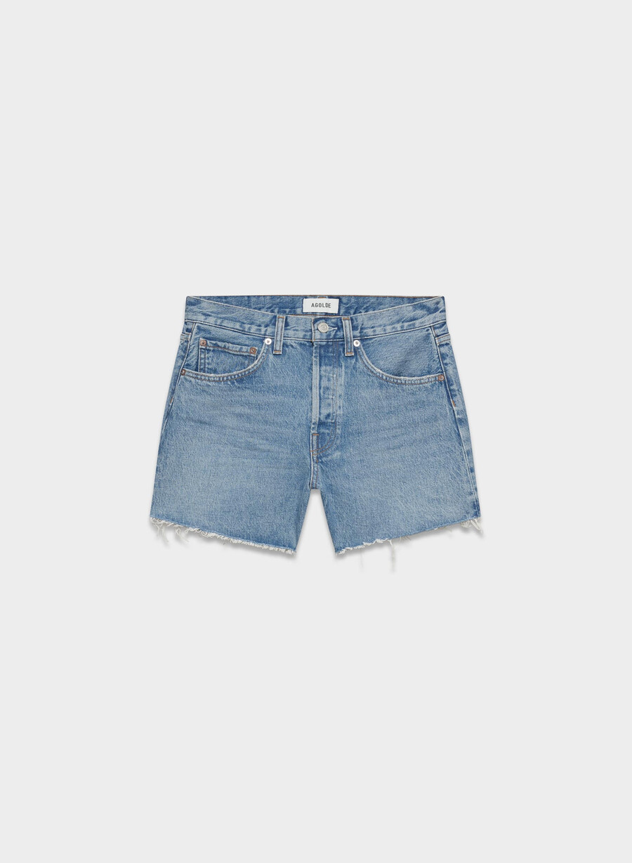 agolde parker lange jeans shorts fairway