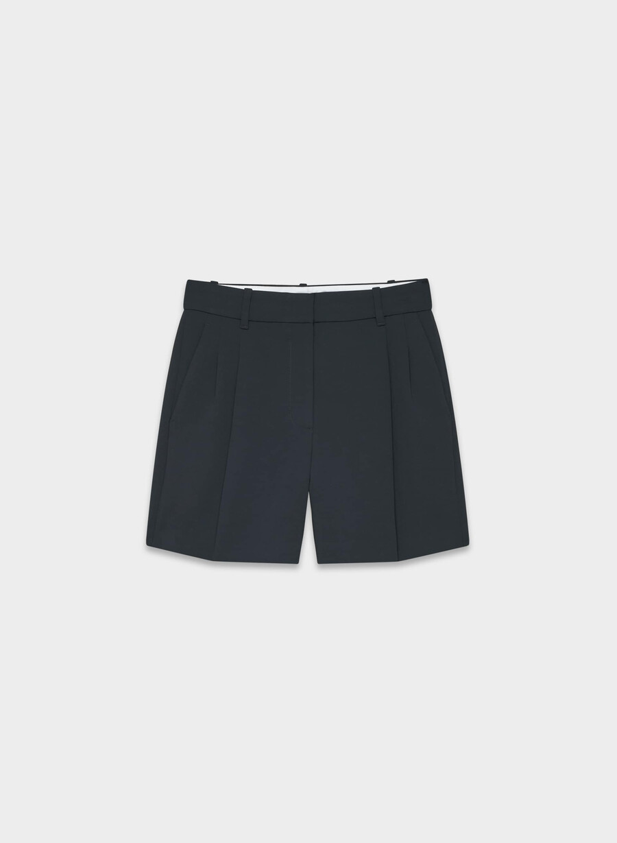 the effortless short mid-thigh – crepette dark nat navy
