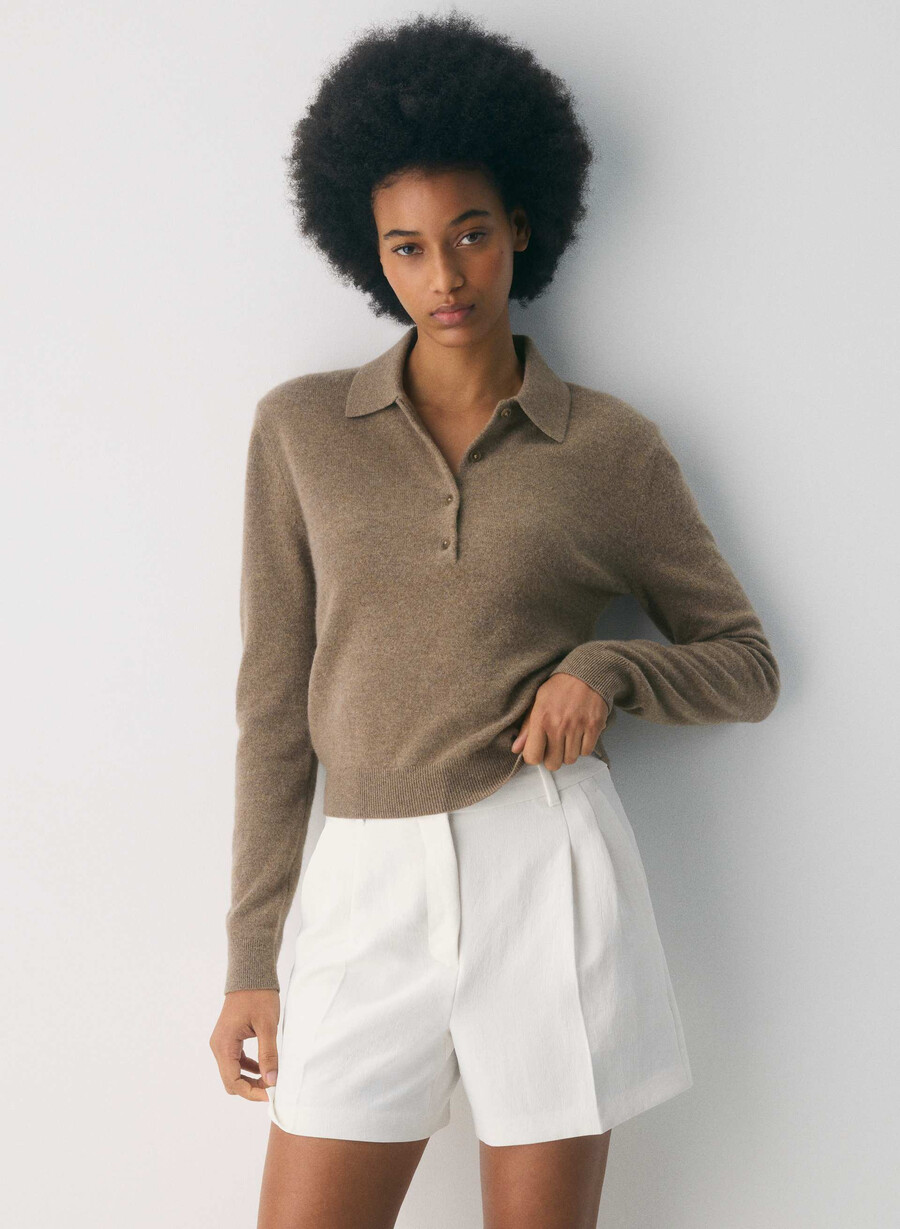 the effortless short mid-thigh – crepette dark nat navy