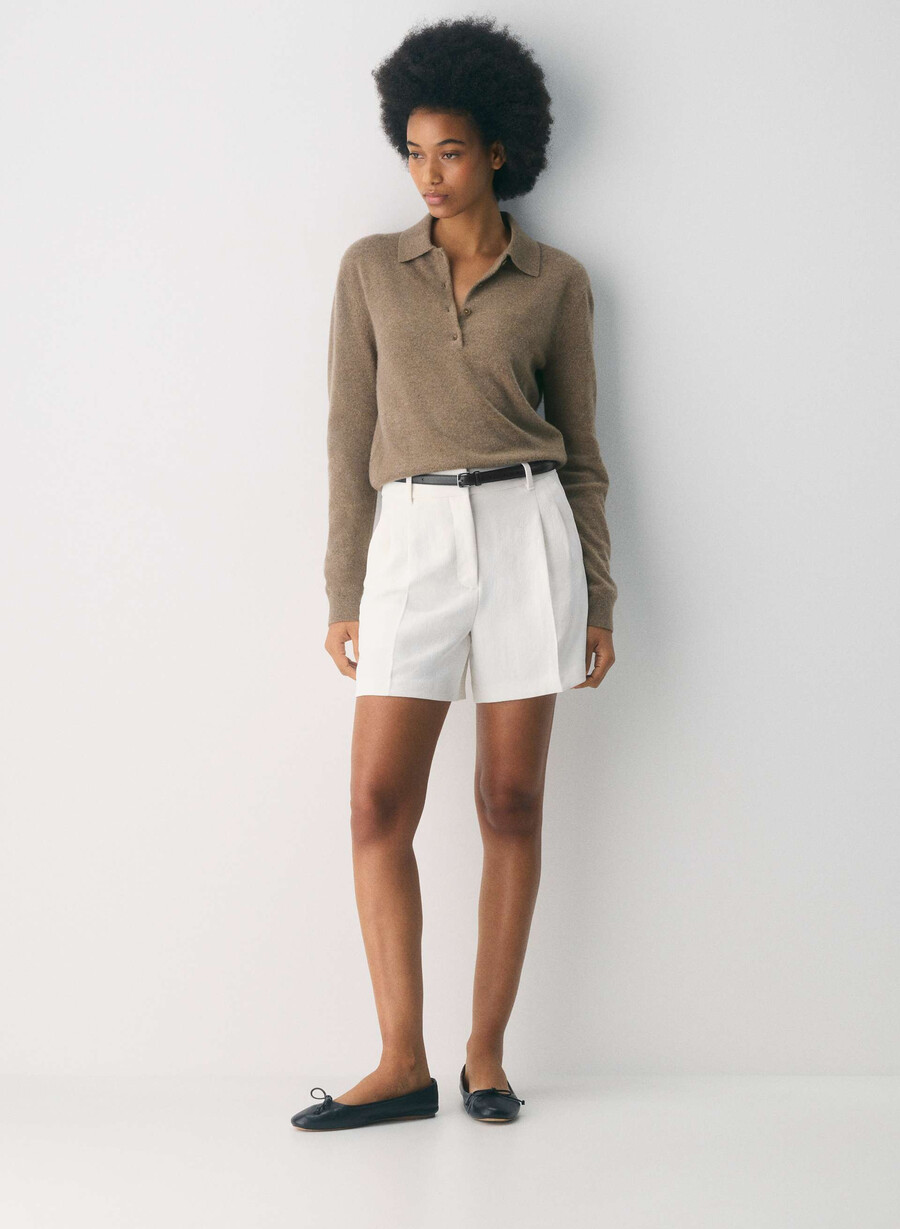 the effortless short mid-thigh – crepette dark nat navy