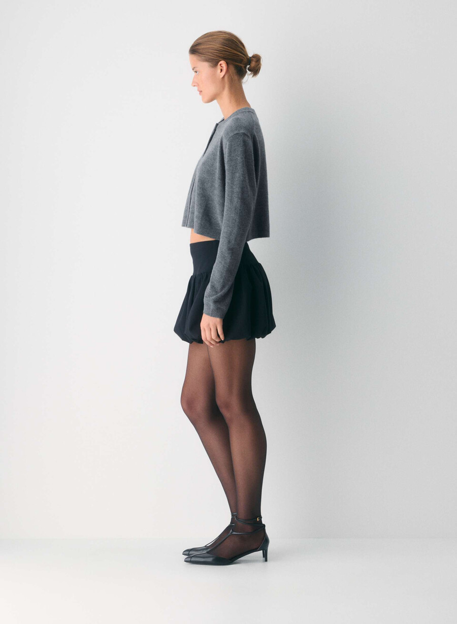 softspoke sicilia cardigan mørk grå lyng