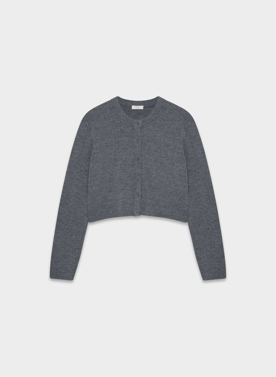 softspoke sicilia cardigan mørk grå lyng