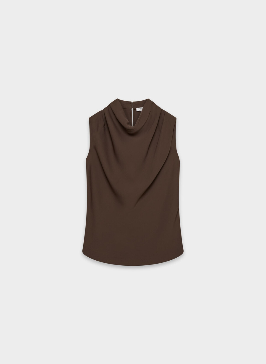 carter-bluse mokkabrun