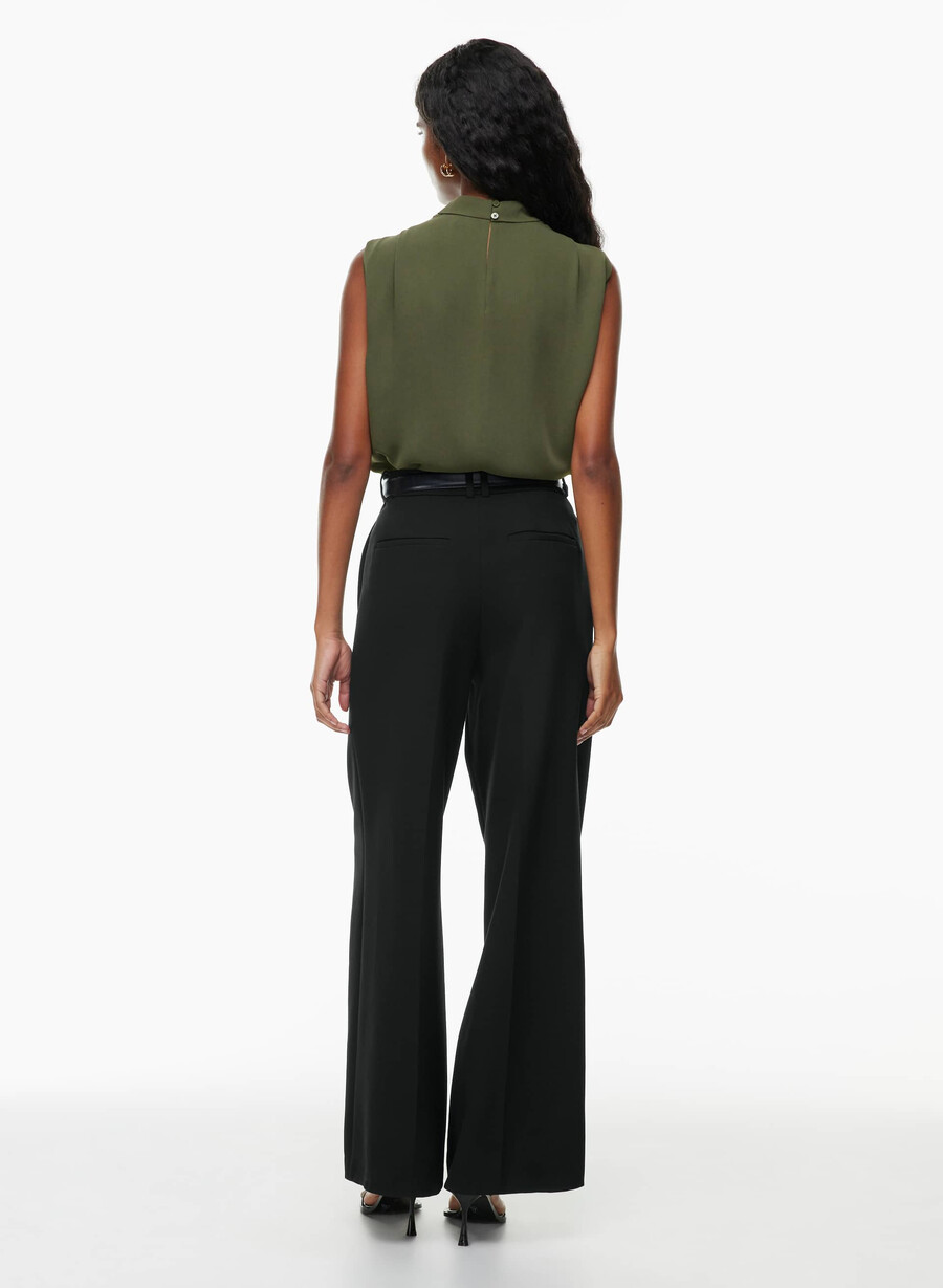 carter-bluse mØrk oliven